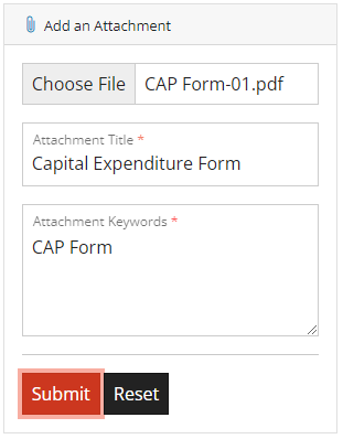 Add Document Attachment